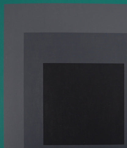 Josef ALBERS :  Homage to the square, Grisaille and Patina - Sérigraphie en couleurs