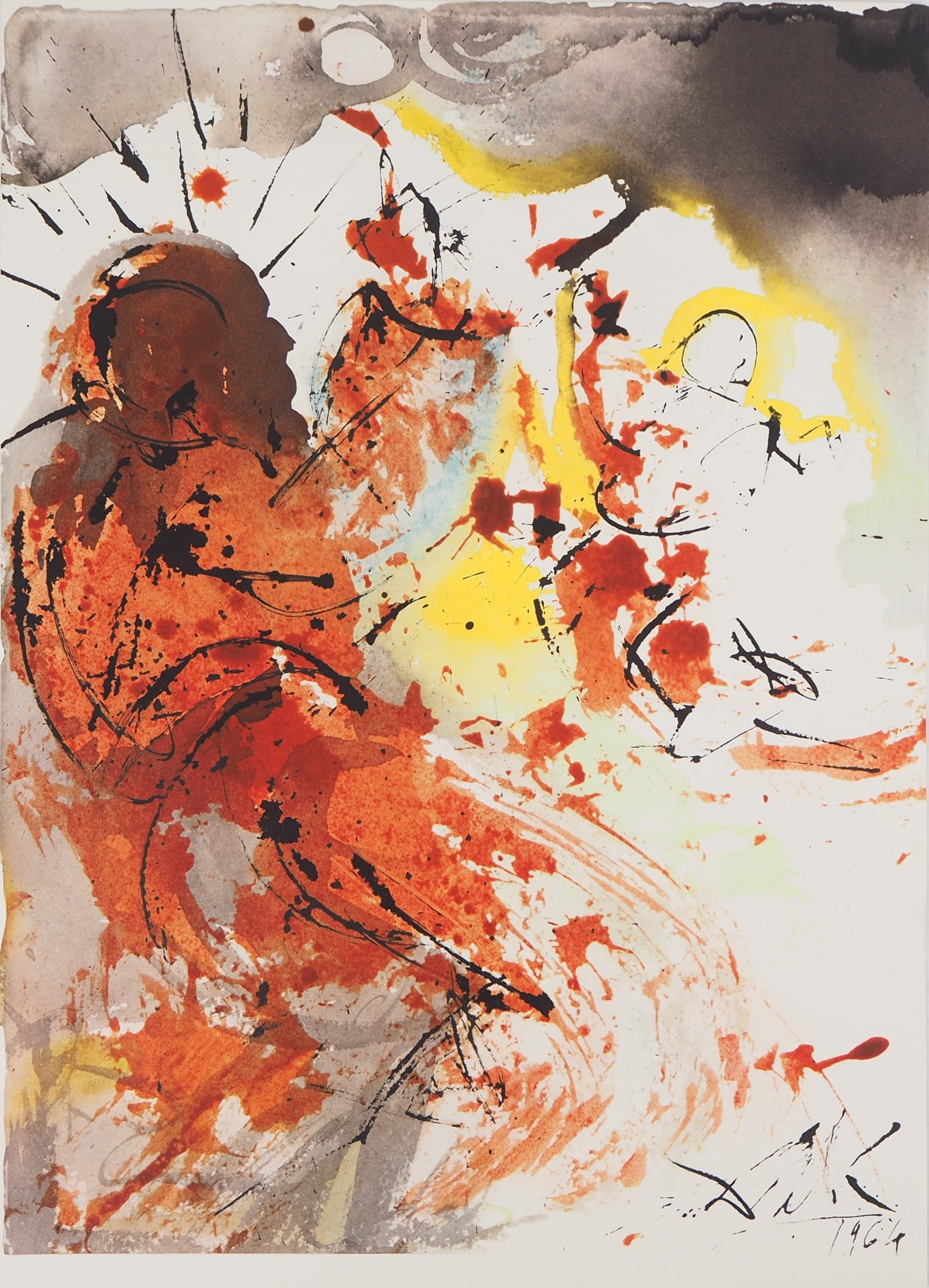 Salvador DALI : La Lumière - Lithographie signée