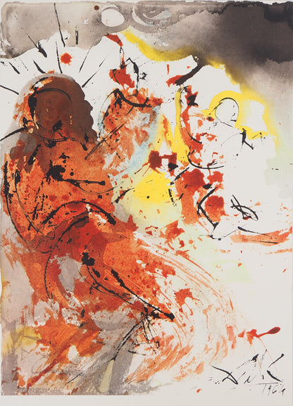 Salvador DALI : La Lumière - Lithographie signée