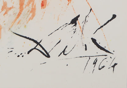 Salvador DALI : La Lumière - Lithographie signée