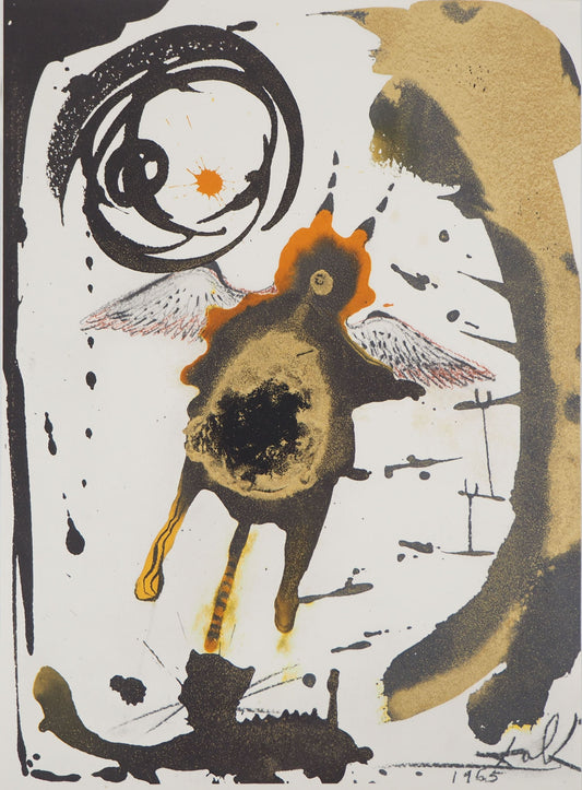 Salvador DALI : La Création des Oiseaux - Lithographie signée