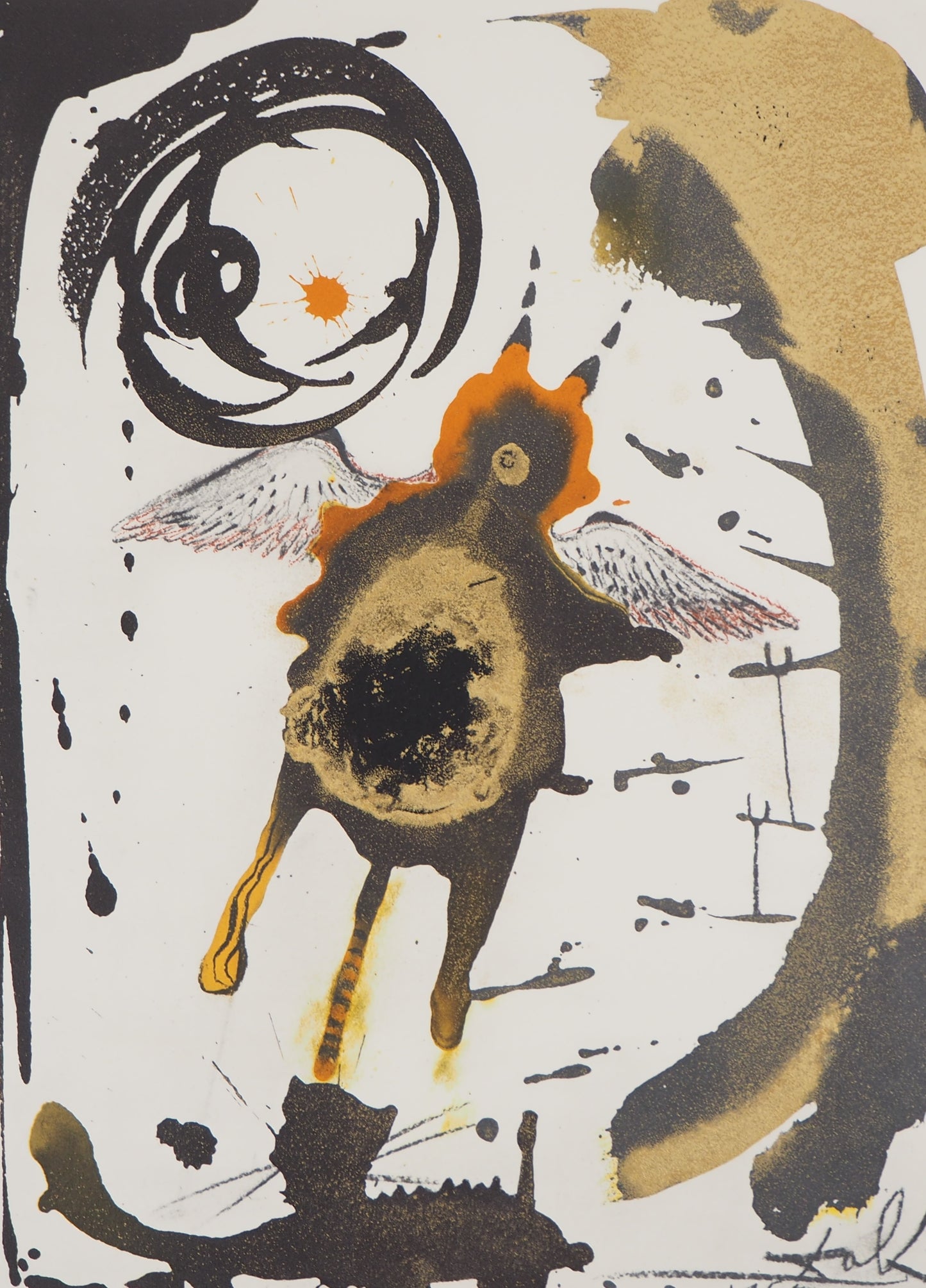 Salvador DALI : La Création des Oiseaux - Lithographie signée