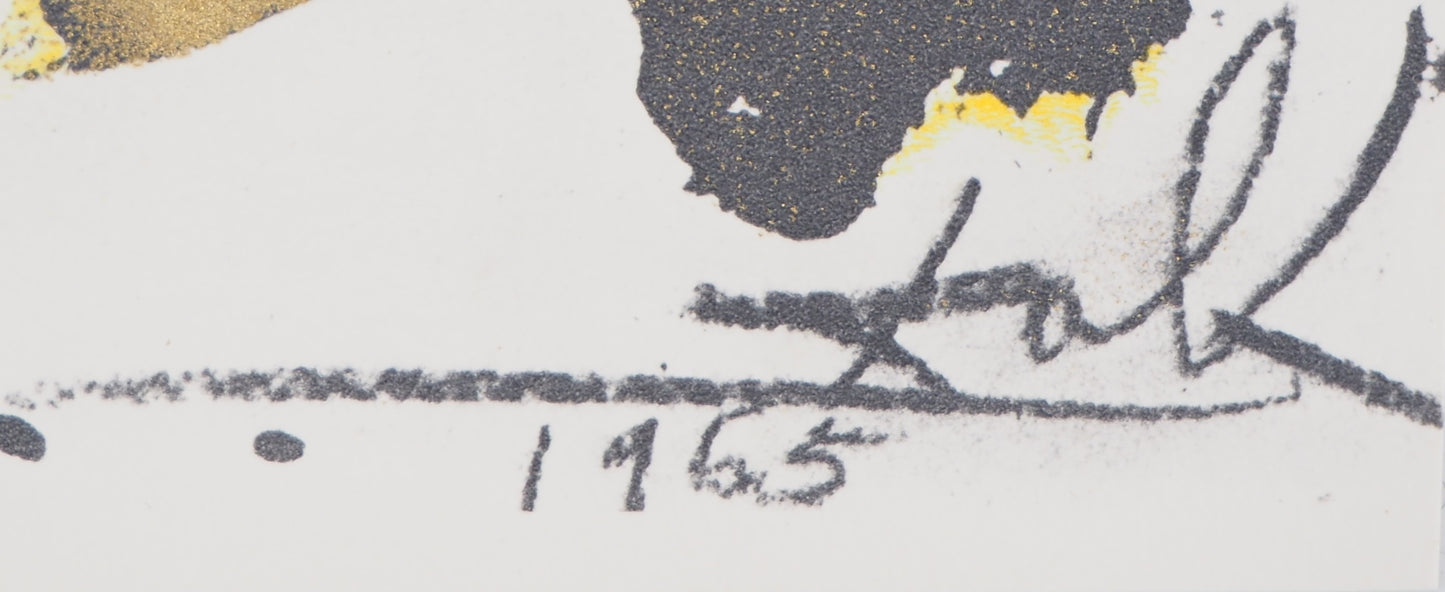 Salvador DALI : La Création des Oiseaux - Lithographie signée