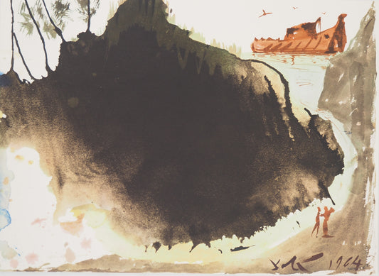 Salvador DALI : L'Arche de Noé - Lithographie signée