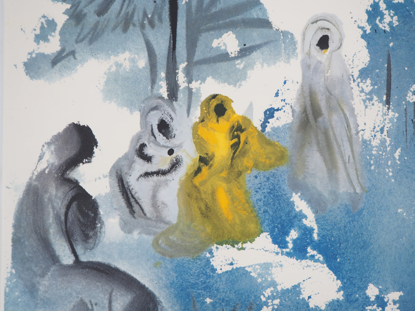 Salvador DALI : La Sainte Famille - Lithographie signée