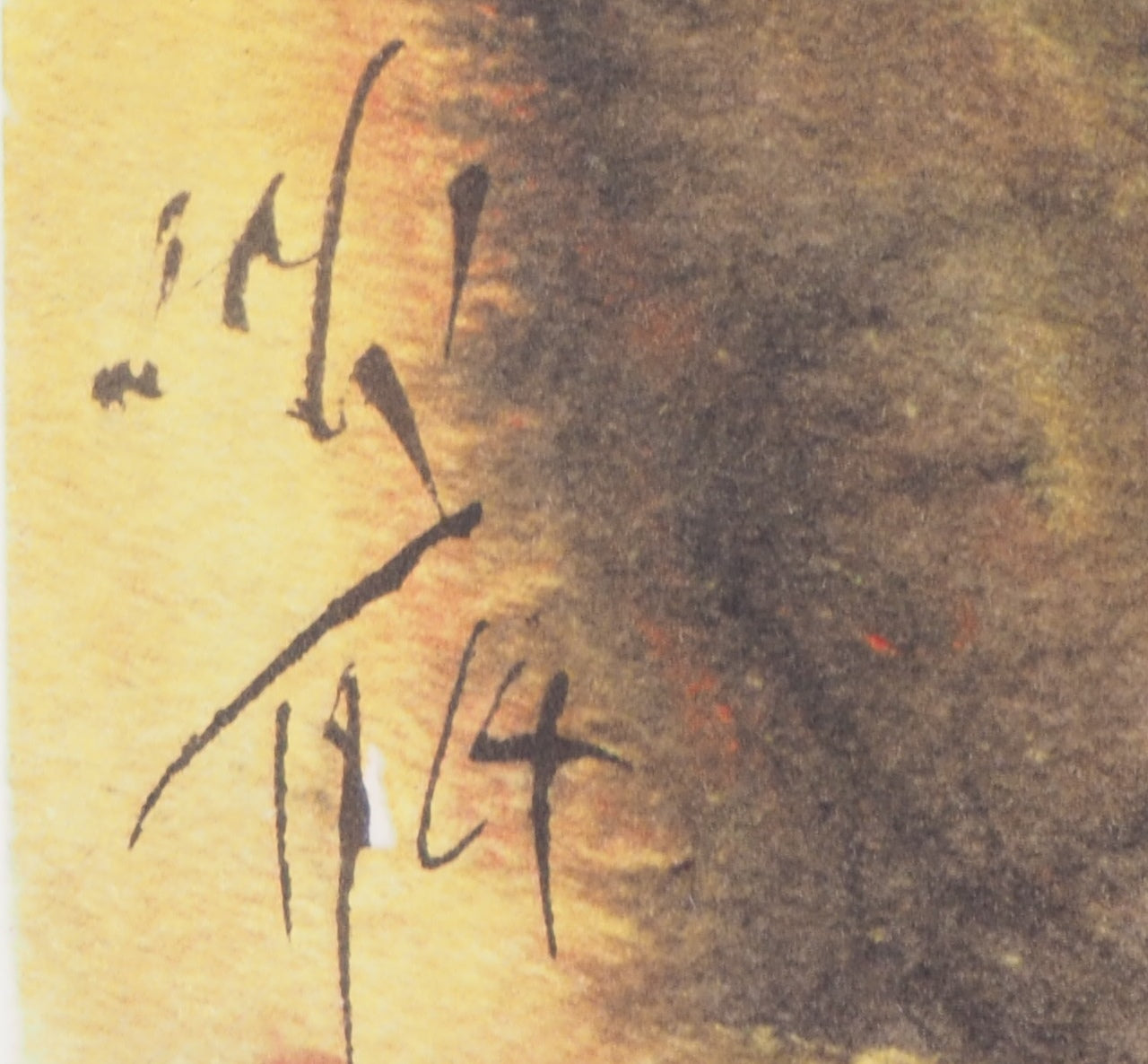 Salvador DALI : La Prière de David - Lithographie signée