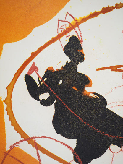 Salvador DALI : Le Char de Feu - Lithographie signée