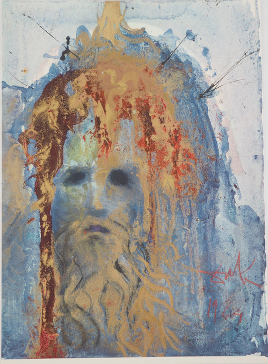 Salvador DALI : Nabuchodonosor roi de Babylone - Lithographie signée