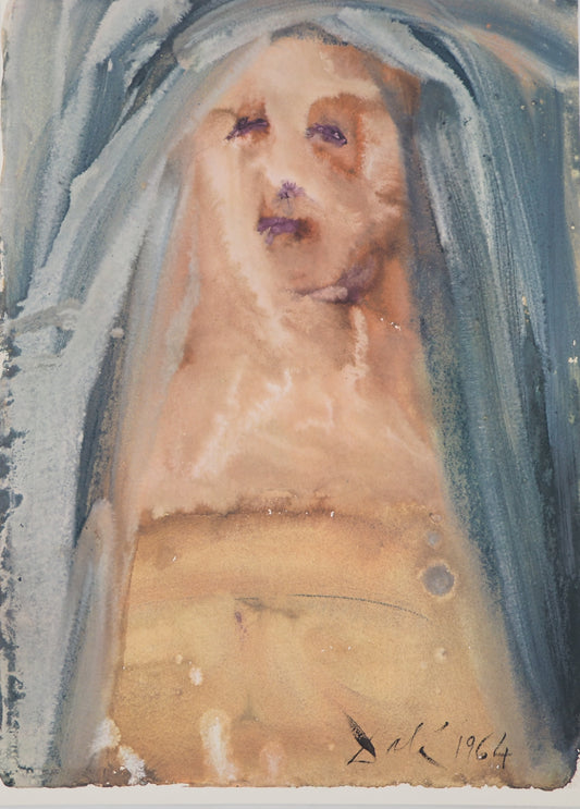 Salvador DALI : La Vierge - Lithographie signée