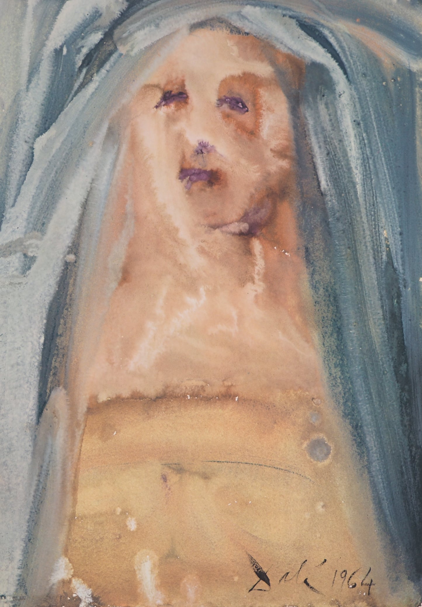 Salvador DALI : La Vierge - Lithographie signée