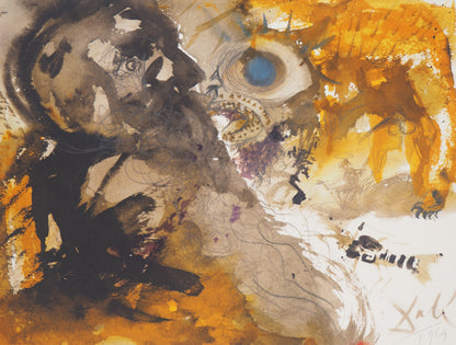Salvador DALI : Le Léviathan - Lithographie signée