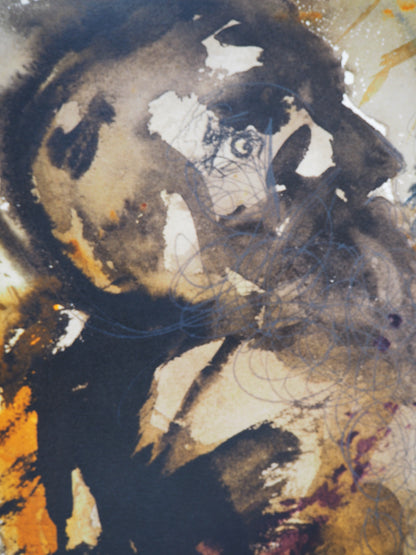 Salvador DALI : Le Léviathan - Lithographie signée