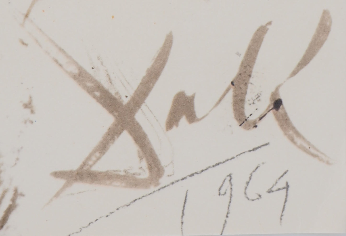 Salvador DALI : Le Léviathan - Lithographie signée