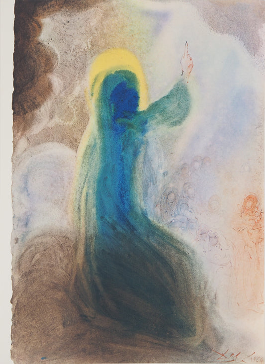 Salvador DALI : Heureux - Lithographie signée