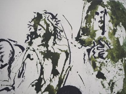 Salvador DALI : La Mise au Tombeau - Lithographie signée