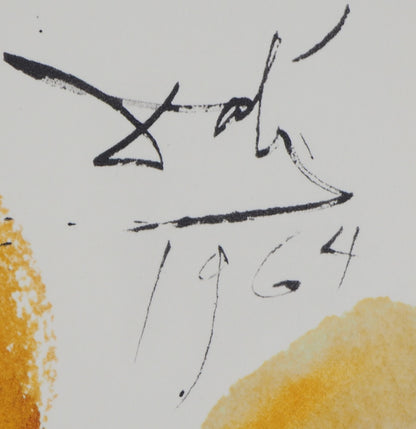 Salvador DALI : Les Trompettes de Sion - Lithographie signée