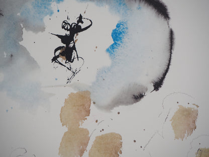 Salvador DALI : Les Marchands du Temple - Lithographie signée