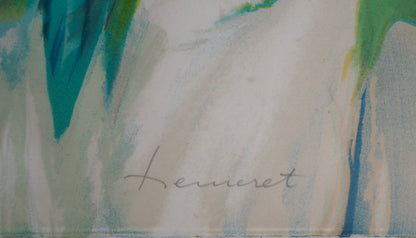 Claude HEMERET: Florales - Litografía original firmada
