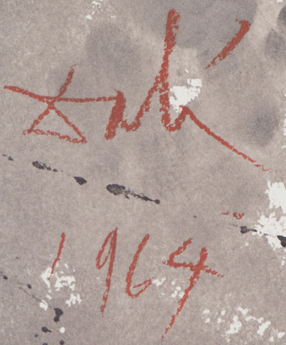 Salvador DALI : Le lion et le boeuf - Lithographie signée