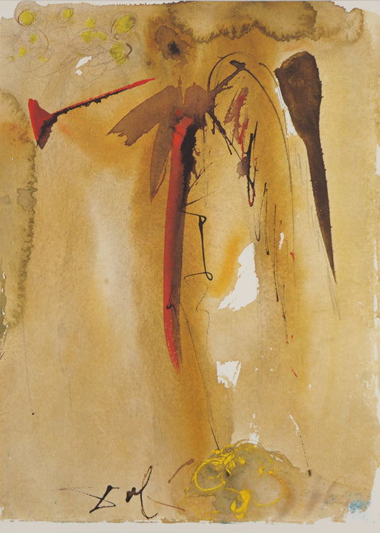Salvador DALI : Saint-Michel - Lithographie signée