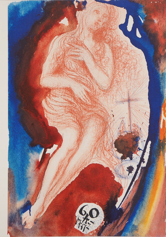 Salvador DALI : Passion féminine - Lithographie