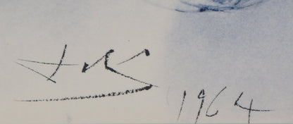 Salvador DALI : L'élévation - Lithographie signée