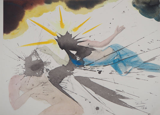 Salvador DALI : La Résurrection - Lithographie signée