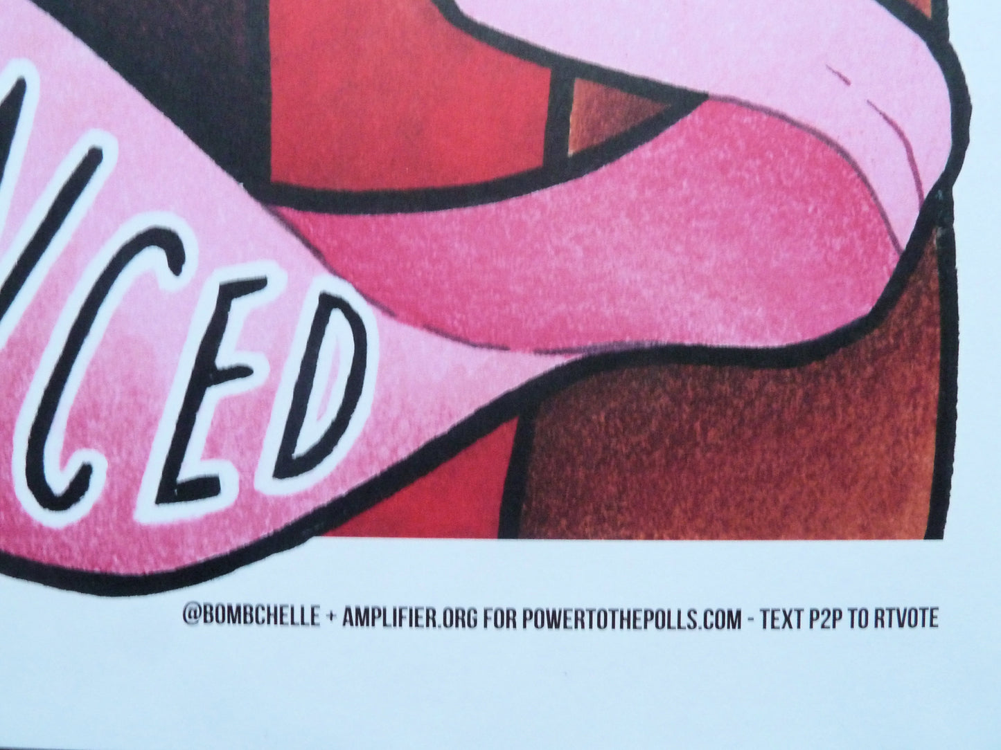 Raychelle DUAZO : My Voice will be heard - Affiche originale