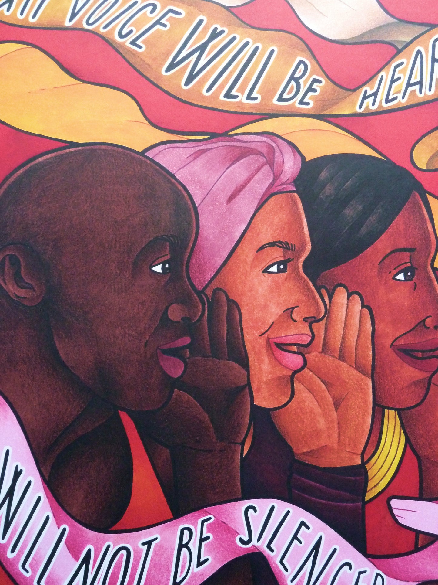Raychelle DUAZO : My Voice will be heard - Affiche originale