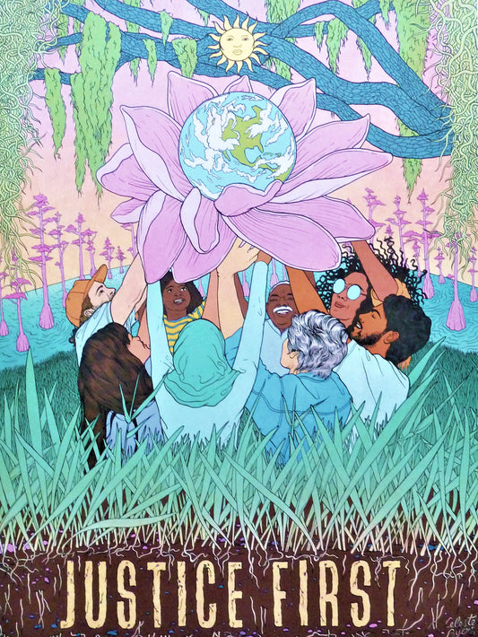 Celeste BYERS : Justice First - Affiche originale