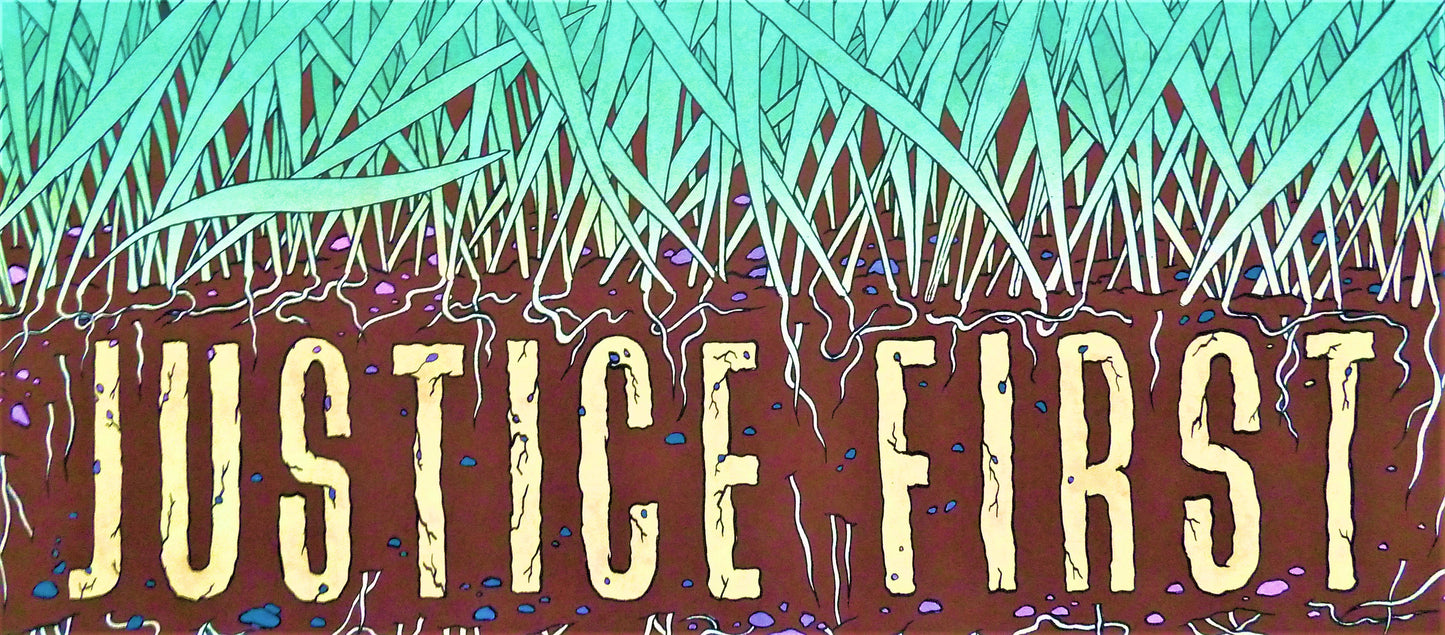 Celeste BYERS : Justice First - Affiche originale