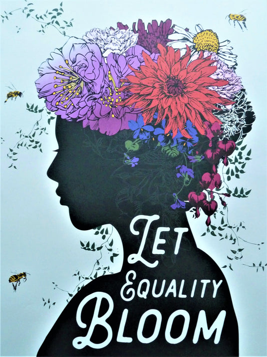 Brooke FISCHERART : Let equality bloom - Affiche originale