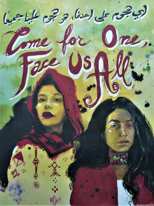 Molly CRABAPPLE : Come for one face us all - Affiche originale