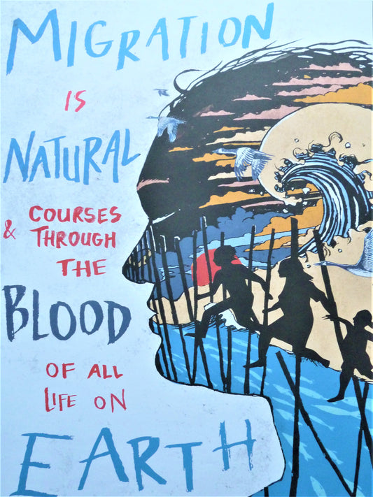 Jess X Snow  : Migration is natural - Affiche originale
