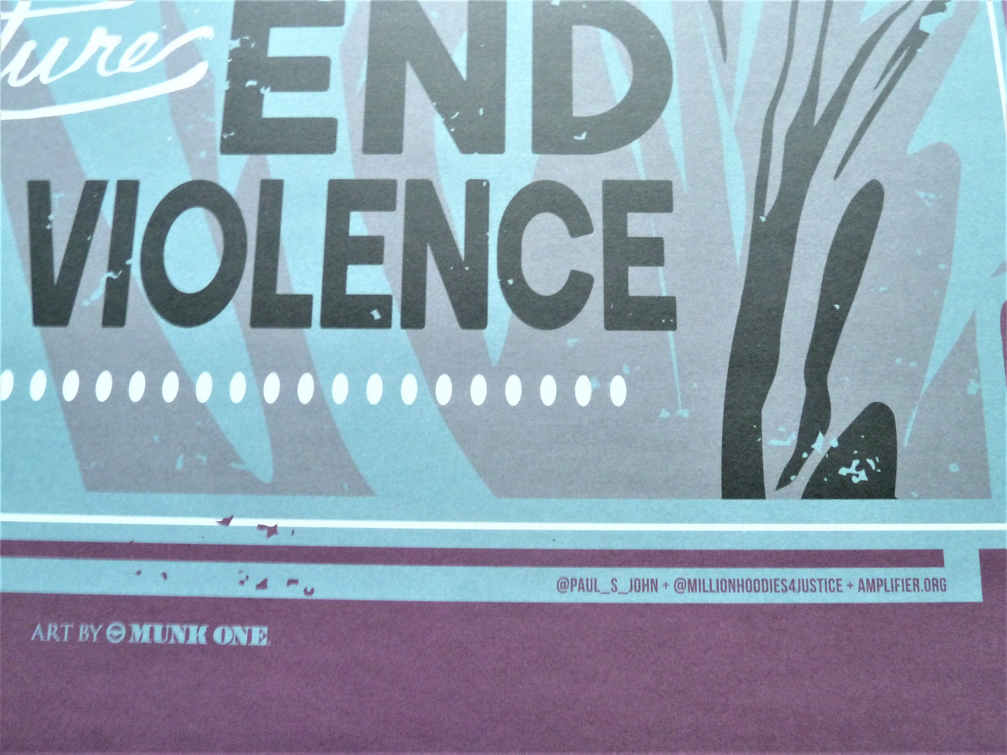 MUNK ONE : We the future end gun violence - Affiche originale