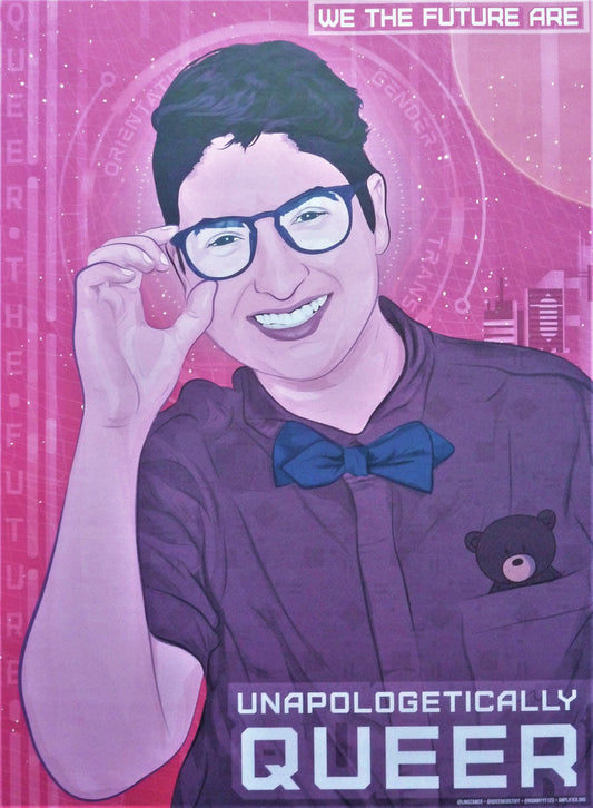 Romy TORRICO : We the future are unapologetically queer - Affiche originale