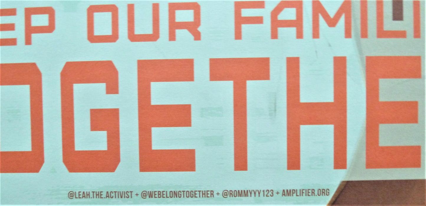 Romy TORRICO : We the future keep our families together - Affiche originale