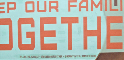 Romy TORRICO : We the future keep our families together - Affiche originale
