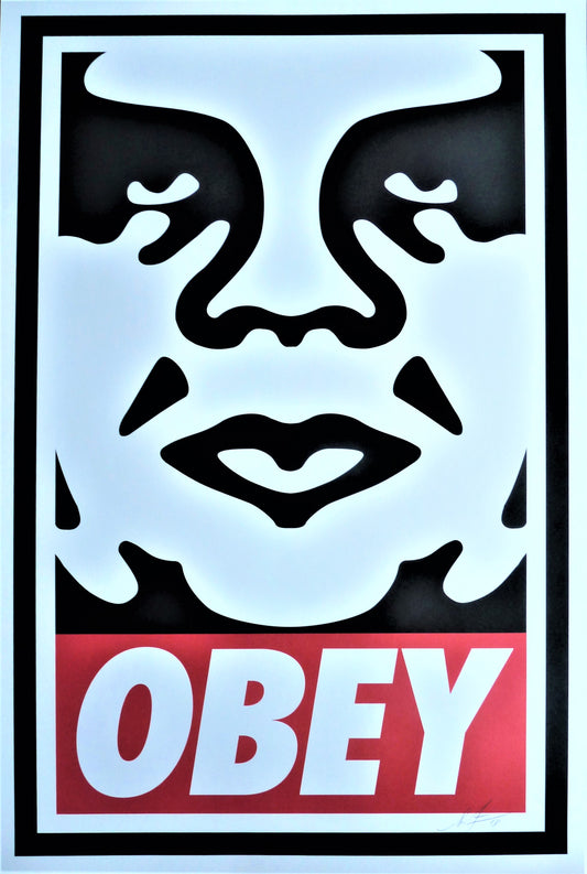 Shepard FAIREY (OBEY) : Obey Icon - Lithographie originale signée
