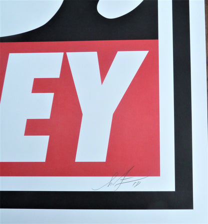 Shepard FAIREY (OBEY) : Obey Icon - Lithographie originale signée