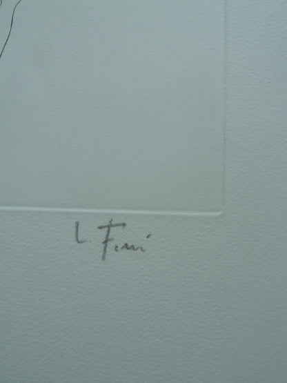 Léonor FINI : Deux pendus - Gravure originale signée