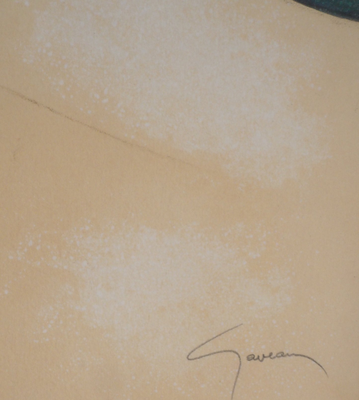 Claude GAVEAU : Albâtre - Lithographie originale signée et dédicacée avec dessin original
