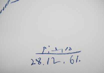 Pablo PICASSO : La colombe de la Paix - Lithographie signée