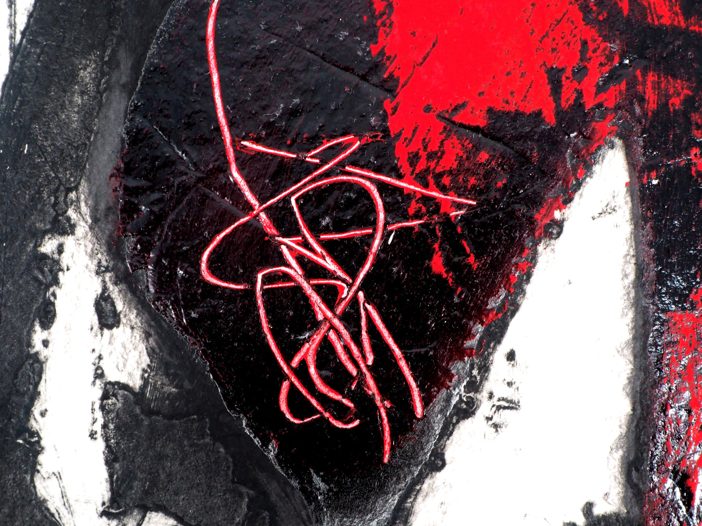 LIONEL : Trace Rouge - Gravure originale signée