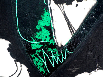 LIONEL : Trace verte - Gravure originale signée