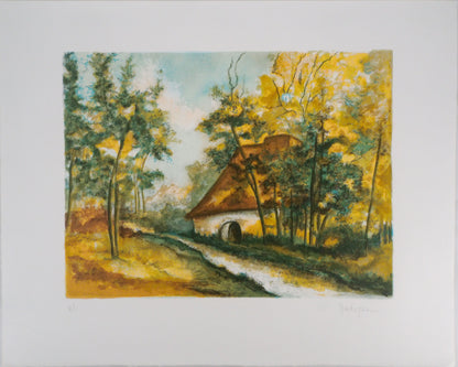 MADUZAC : Début de l'automne - Lithographie originale signée