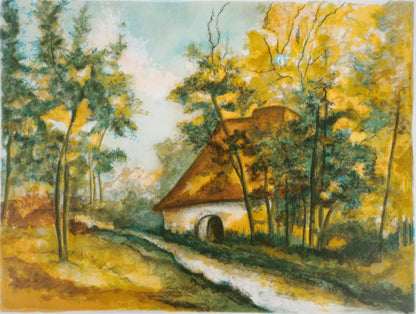 MADUZAC : Début de l'automne - Lithographie originale signée