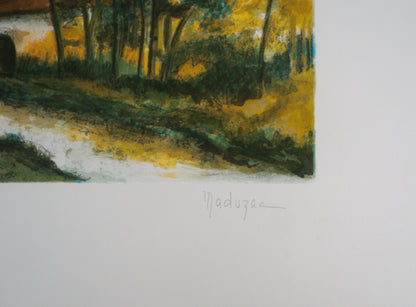 MADUZAC : Début de l'automne - Lithographie originale signée