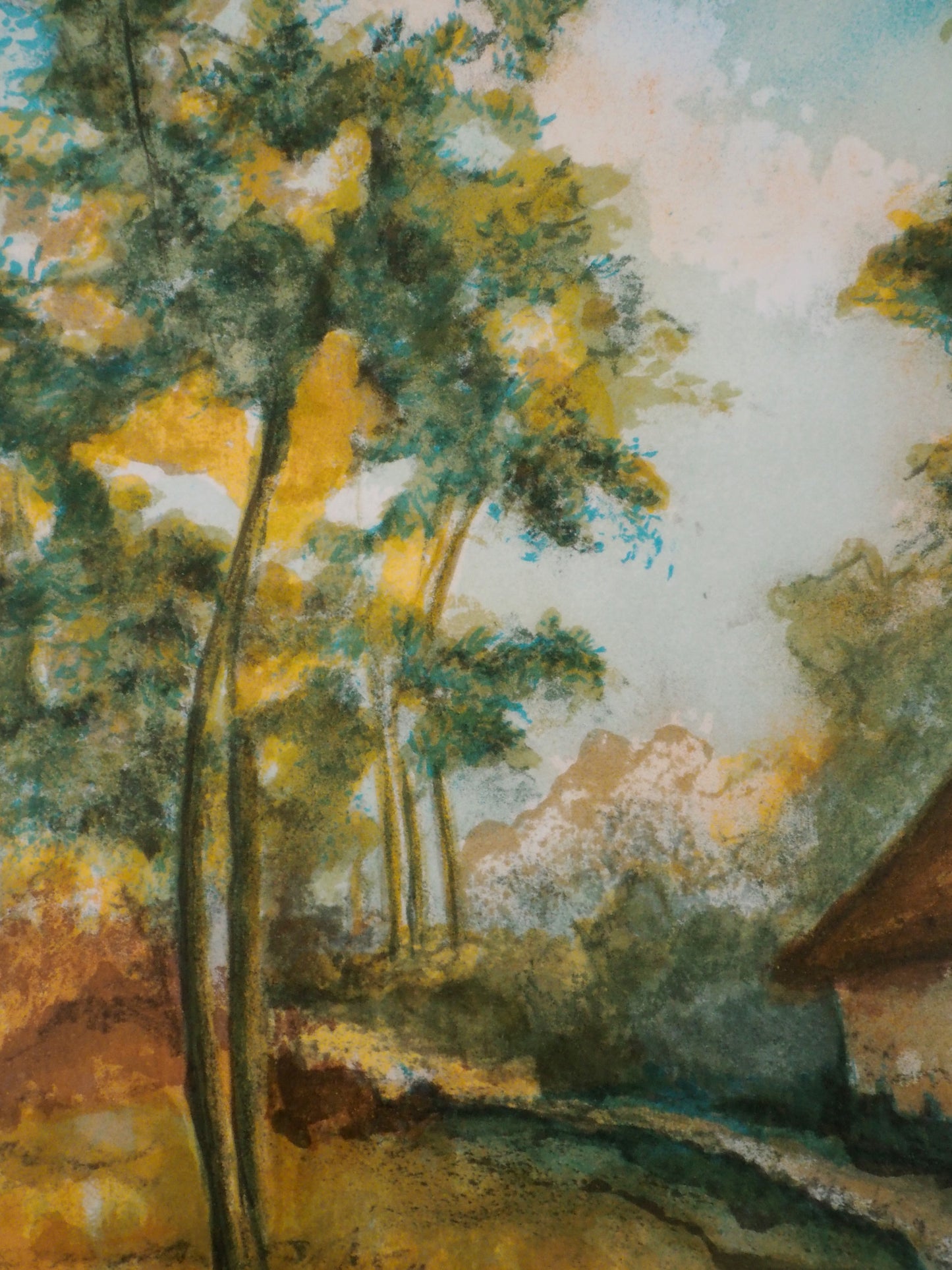 MADUZAC : Début de l'automne - Lithographie originale signée