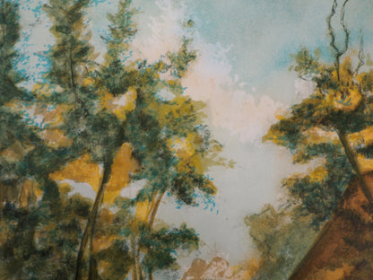 MADUZAC : Début de l'automne - Lithographie originale signée